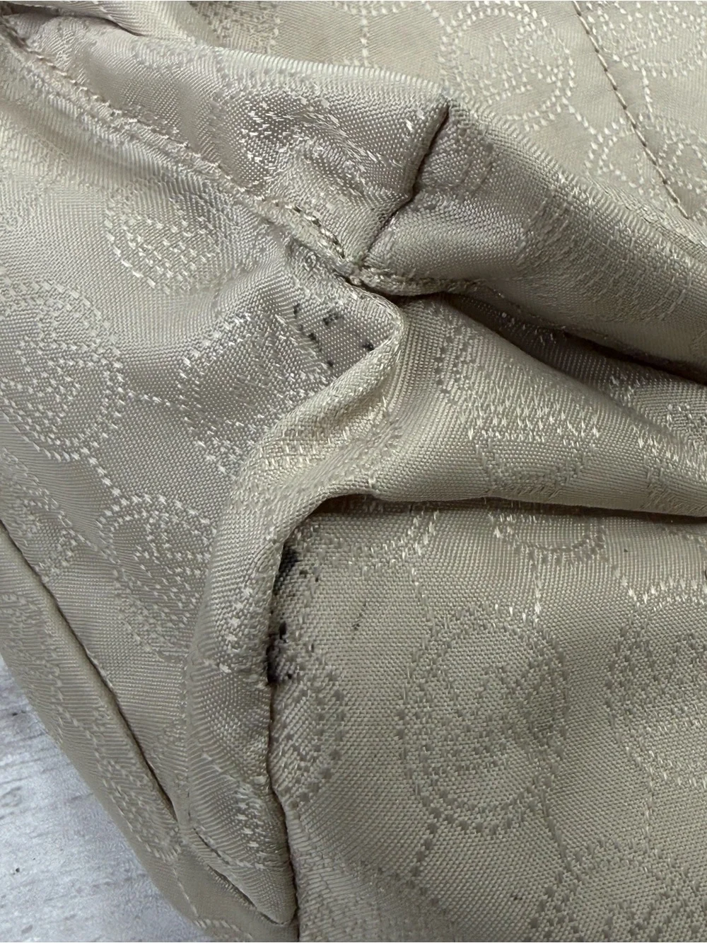 Michael Kors leather tote bag and matching zip wallet set